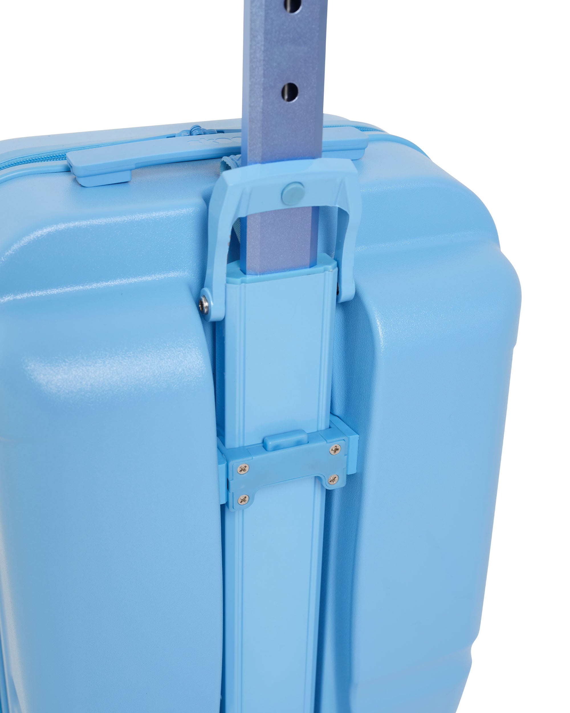 Skoot Sky Blue scooter skootcase detachable button and handlebar height adjustment