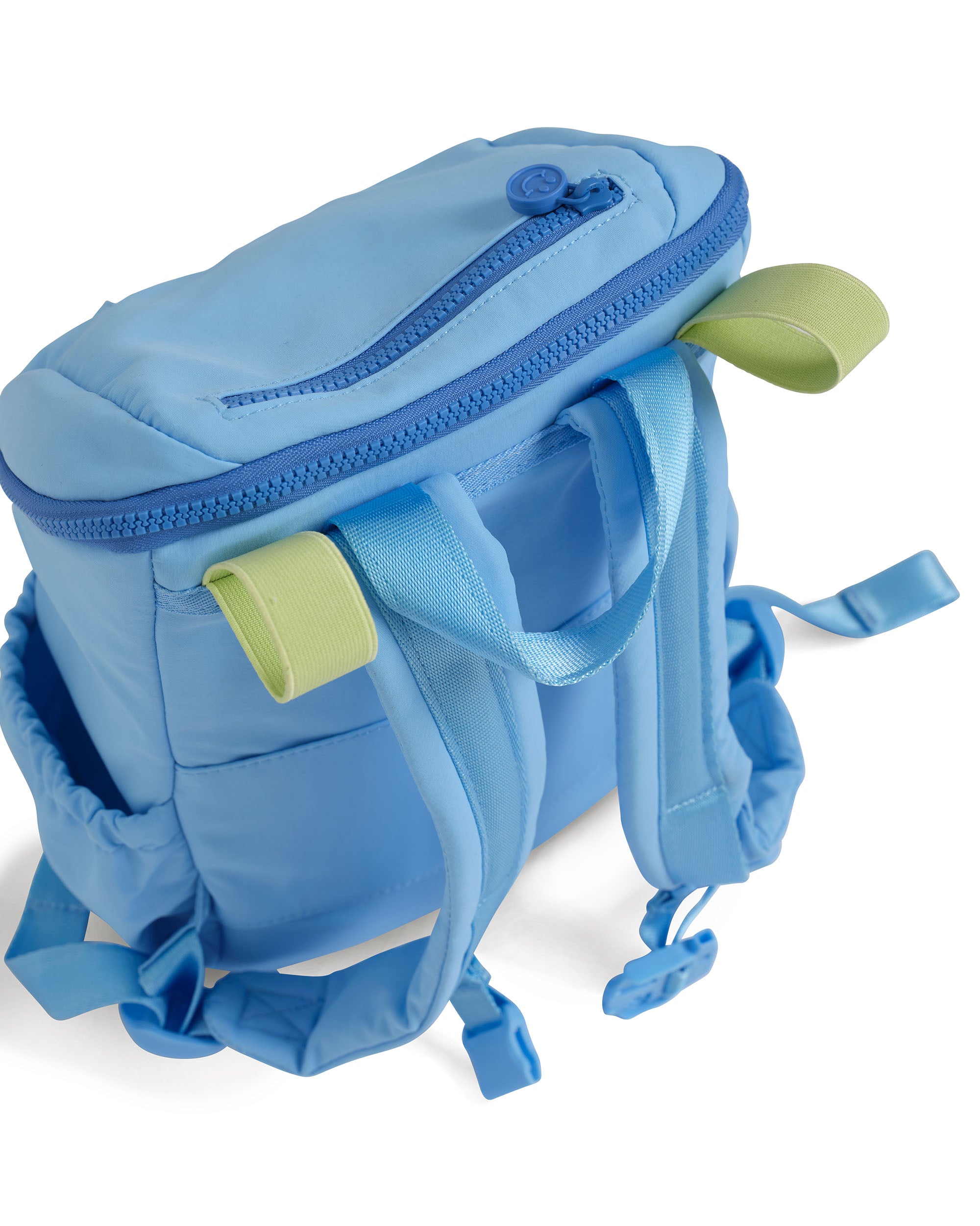 sky blue skoot toddler backpack with loops for skootcase