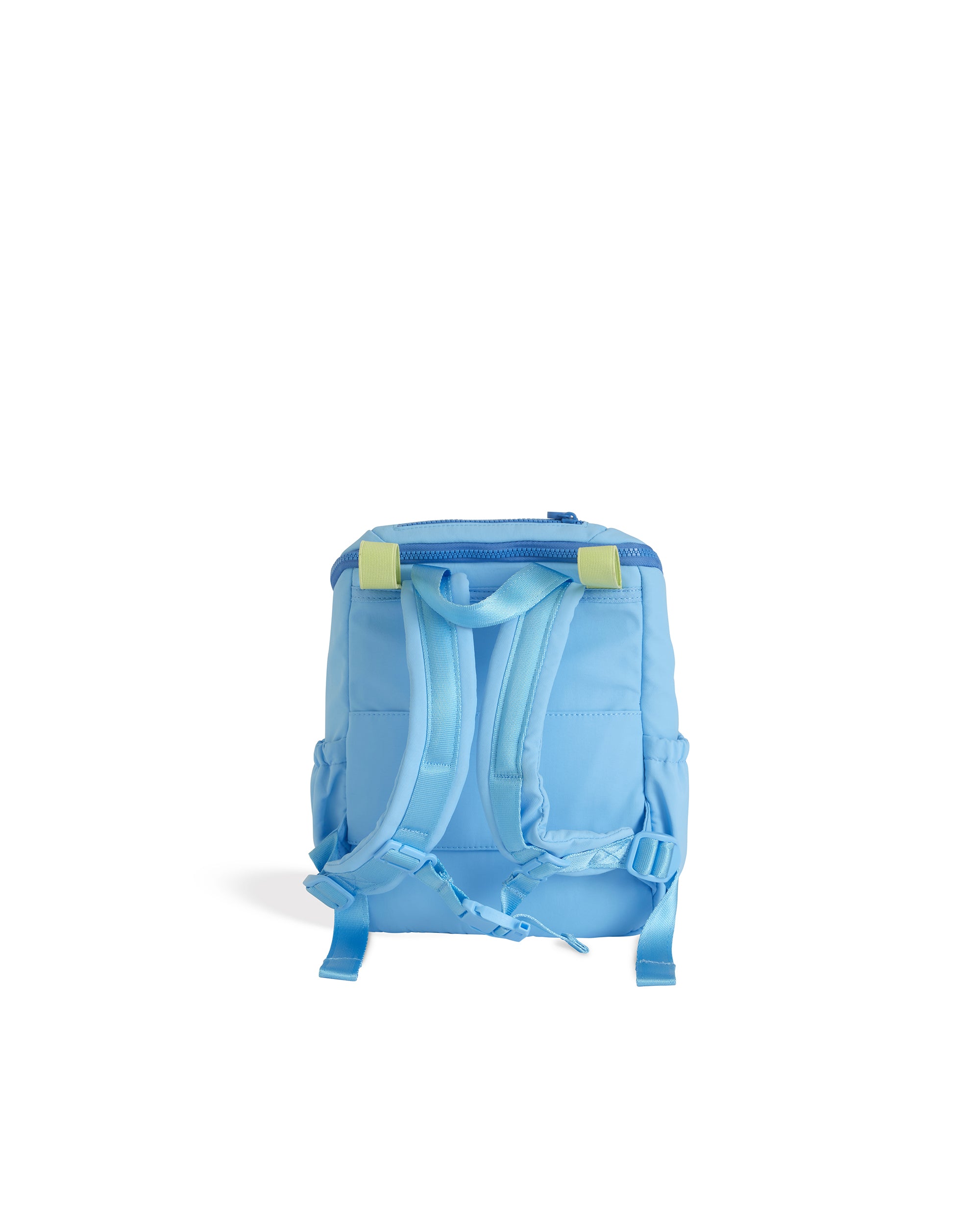 skoot sky blue toddler backpack back view