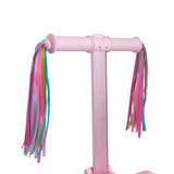 skoot skootcase scooter multi colored handlebar tassels