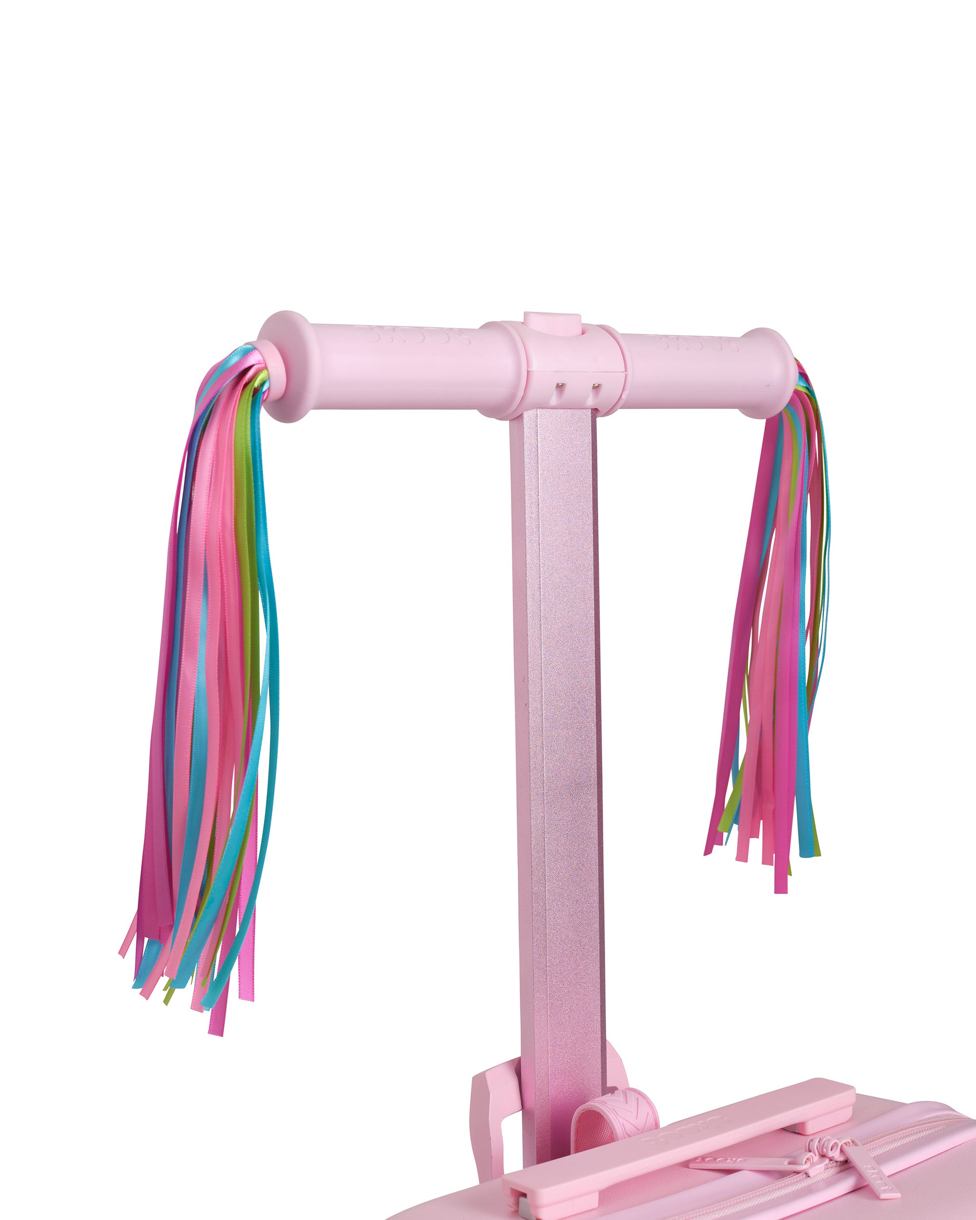 skoot skootcase scooter multi colored handlebar tassels