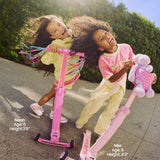 skootcase scooter detached suitcase puff pink pop pink jet blue sky blue go green